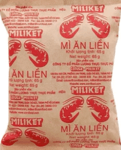 Mì gói giấy miliket 80g