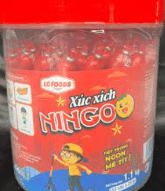 Xúc xích Ningo hủ 55 cây 1ky1