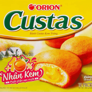 Bánh Bông Lan Kem Trứng Orion Custas