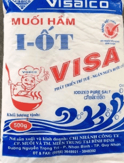 Muối Hầm I-Ốt Visa 500g
