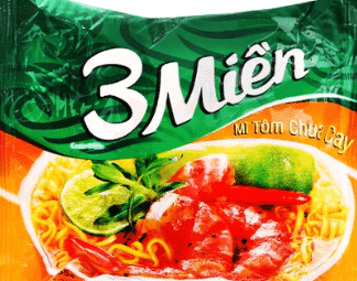 Mì 3 Miền tôm chua cay gói 65g